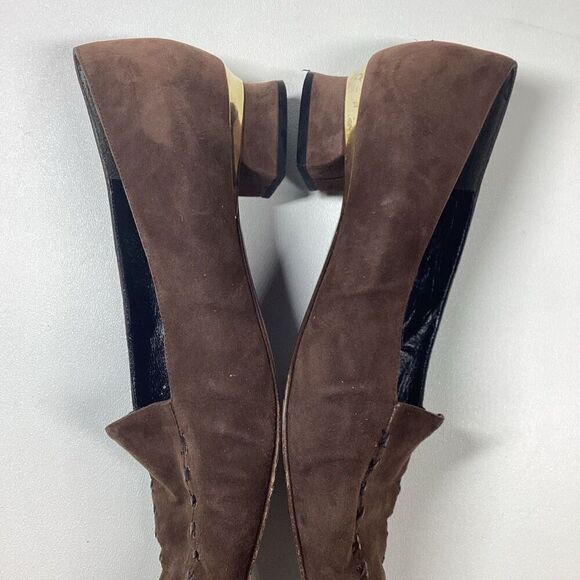 Bruno Magli‎ Suede low loafer in Brown - Picture 7 of 15